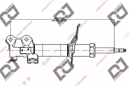 Амортизатор DJ PARTS DS1101GS